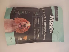 Moe’s Probiotic Chews for Dogs 90ct Pumpkin Flavor Gut Health Digestion Immunity
