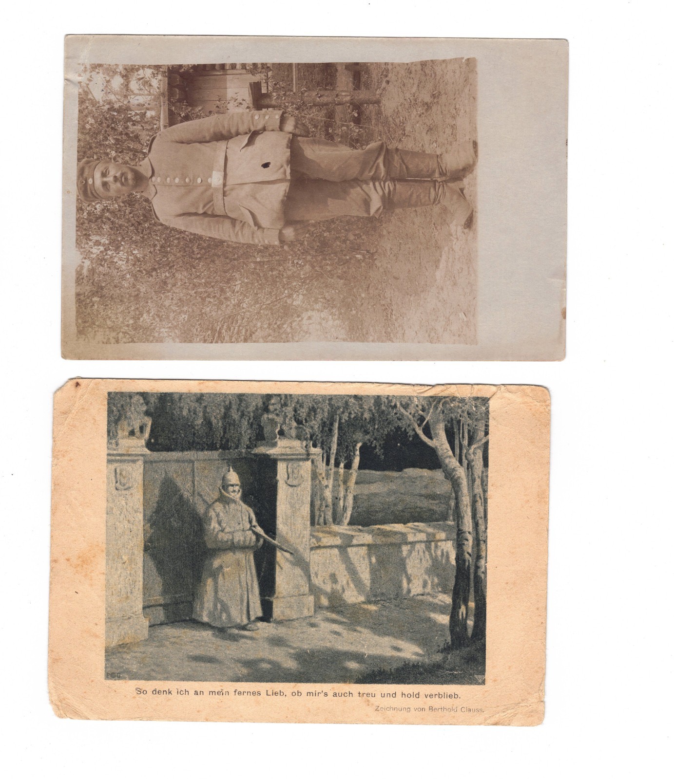 Original WWI German 2. Garde-Regt zu Fuss Group: Feldpost 1915 RPPC Wallet Lot