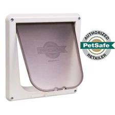 PetSafe 4-Way Locking Indoor Cat Door White P1-4W-11