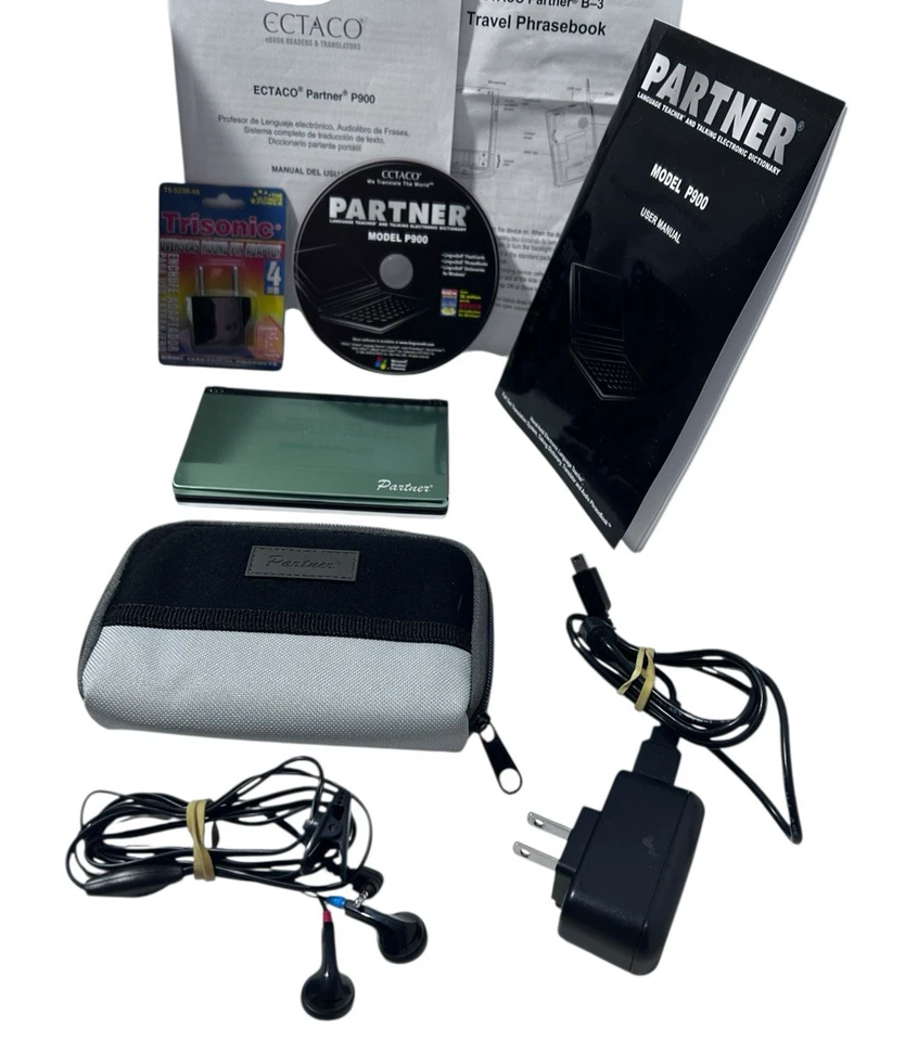 Ectaco Partner Deluxe Spanish P900 Language Teacher & Electronic Dictionary $$$ - Image 3 of 4