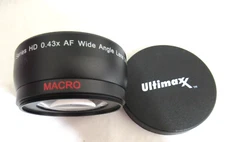 Ultimaxx Studio Series HD 0.43x AF  Wide Angle Lens 58MM With Macro