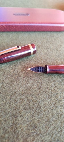 Pineider "Leonardo" in Ebanite Penna Stilografica fountain pen - Foto 6 di 10