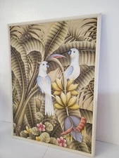 Hand Painting Supurb Parrot Australia Tropical