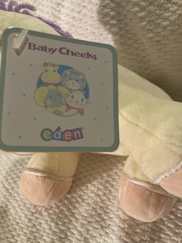 EDEN Pony W/purple Mane BABY CHEEKS” plush Rattle Brand New W/TagHORSE lovey 7" - Picture 3 of 24