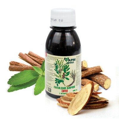 Süßholzwurzelsirup mit Vitamin C. 100ml сироп корня солодки