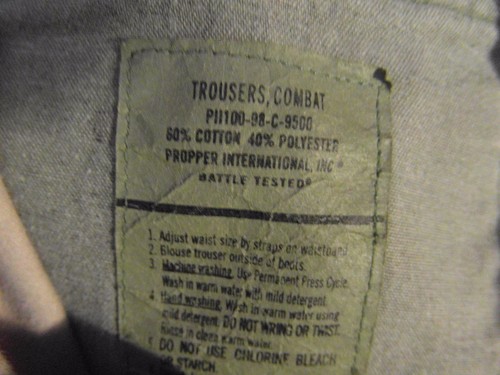 Pantalones de combate camuflados USGI Talla: 16 ~ Casi Nuevo 13971 - Imagen 10 de 12