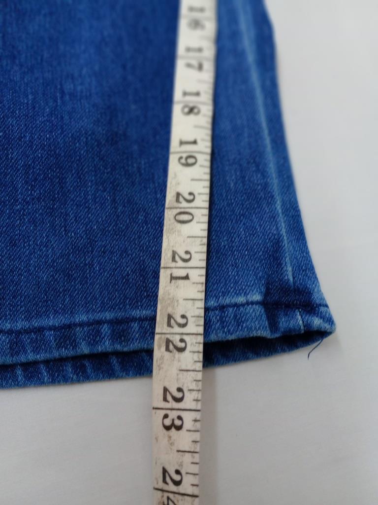 *Faded glory blue denim spandex stretch women's pull on jegging jeans 3X