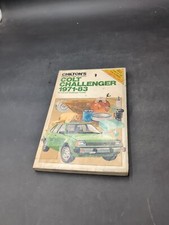 1971-1983 Colt Challenger Chilton Repair Shop Service Manual 1982 1981 1980 1979