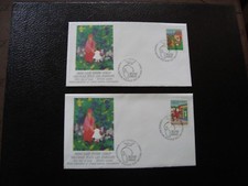 NATIONS-UNIES (genève) - 2 enveloppes 1er jour 20/11/1987 (B17) 