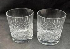 Crystal Double Old Fashion Glasses (pair)