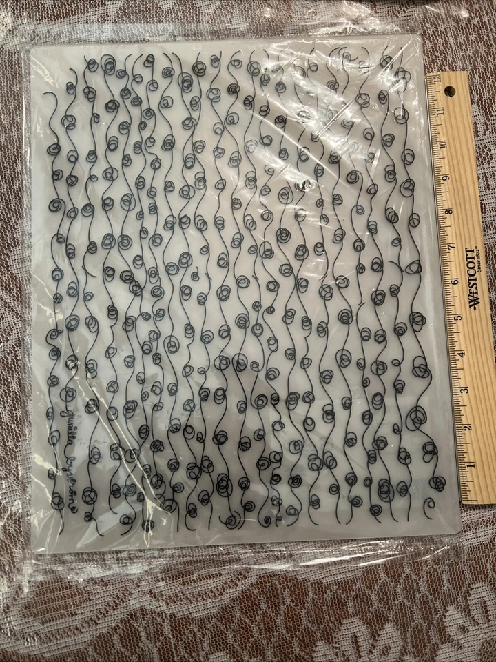 4 peças IKEA placemat Klistrig abstrato por Gunilla Bystrom artista sueco /conjunto de 4 - Imagem 3 de 3