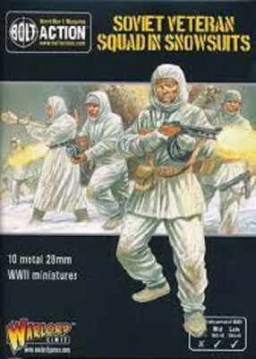 Soviet Veteran Squad in Snowsuits: 402214001 New Sealed Product - Bolt Action