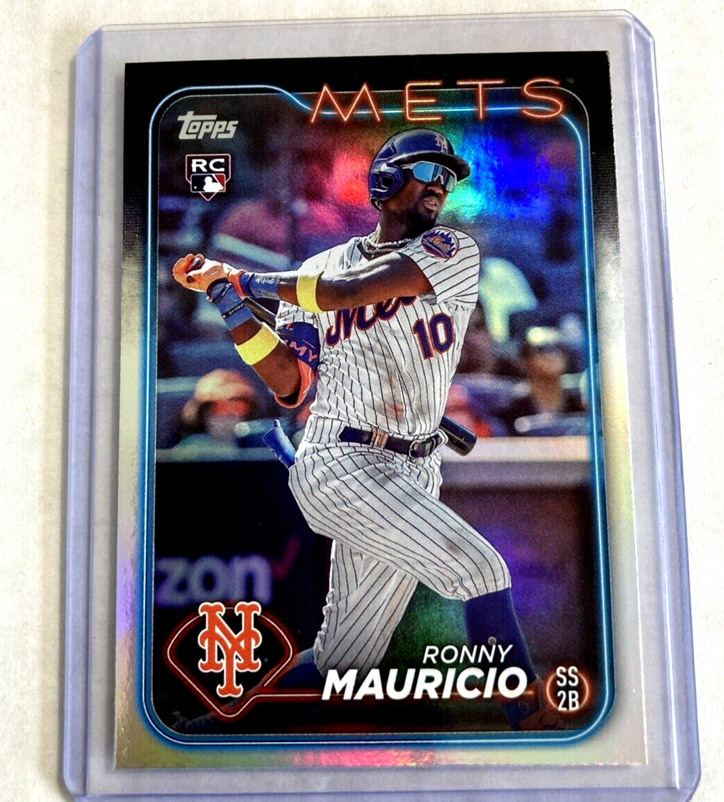 2024 Topps #224- Ronny Mauricio Rainbow Foil Sp Rookie Rc