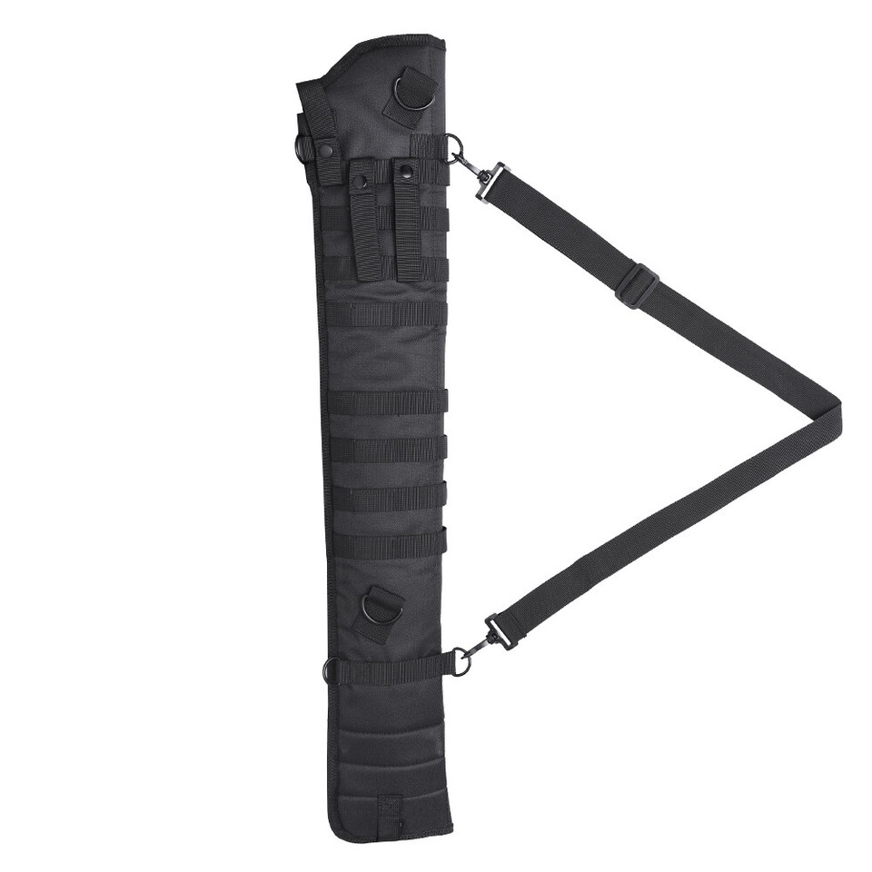 Depring 19" Tactical Shotgun Scabbard Bag – MOLLE Rifle Case, Padded Shoulder Sling, Ambidextrous