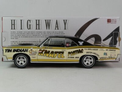 Highway 61 Pontiac GTO Tin Indian Knafel Akron Ohio L. Dixon 1966 1/18 HWY-18036