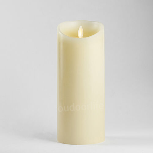 Luminara Flameless Wax Scented Battery Pillar Candles with Remote Moving Wick - Picture 2 of 13