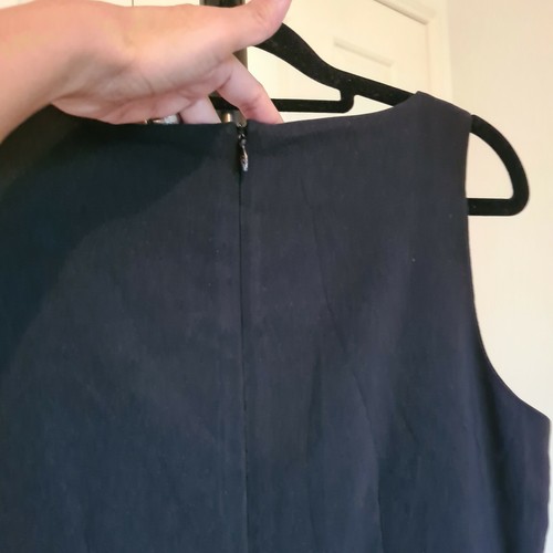 TABLE EIGHT Australia 12 Black Business wear Sleeveless Bodycon Maxi Midi Dress - Picture 5 of 10