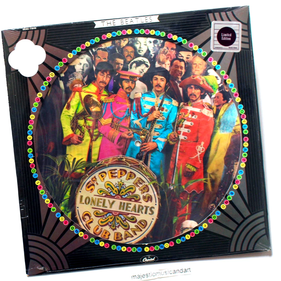 SEALED ORIGINAL 1978 PICTURE DISC VINYL THE BEATLES SGT PEPPERS LP RARE - Image 2 of 4