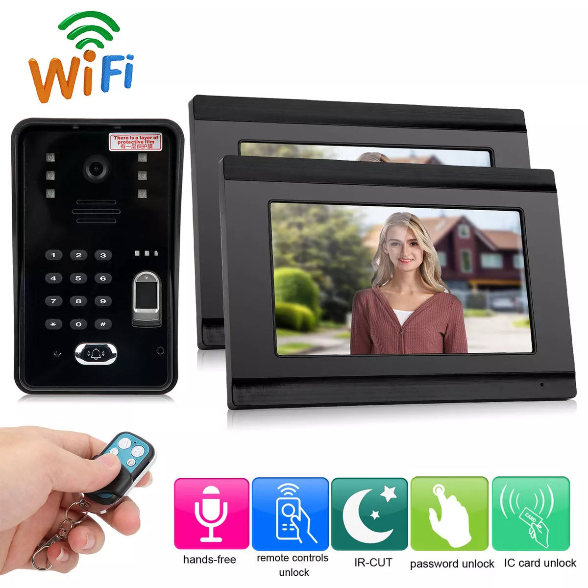 Video doorbell hotsell that unlocks door