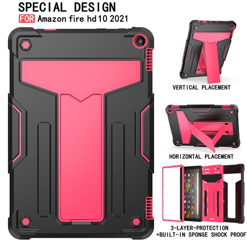 For Amazon Fire HD 10/HD 10 Plus 2021 HD8 10th 2020 Shockproof Stand Rugged Case - Picture 44 of 63