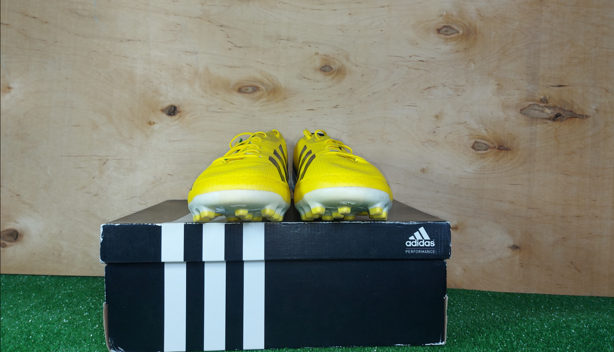 Adidas adizero F50 FG G65295 Yellow boots Cleats mens Football
