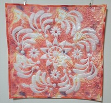 Quilted wall decorations brighten up your room Quilting creates delicate finish