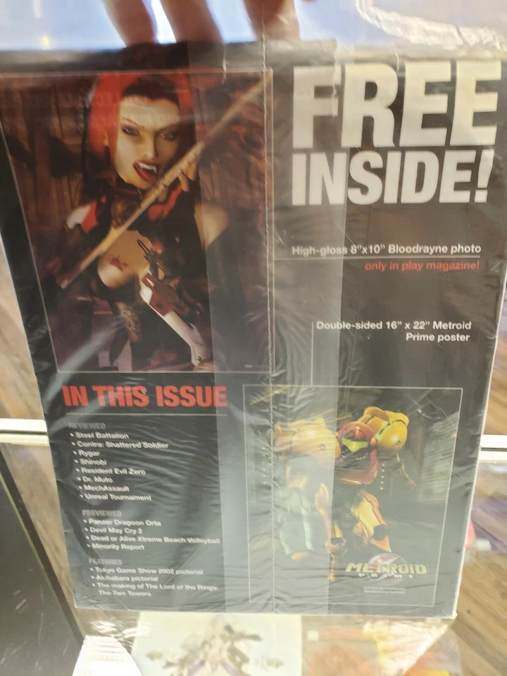 Play Magazine Gaming Metroid Prime 2002. Brand New Sealed. Rare!! - Image 2 of 3