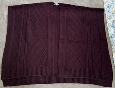 Ann Taylor Loft Knit Open Front Cardigan Women's Size M/L Kimono Bat Sleeves