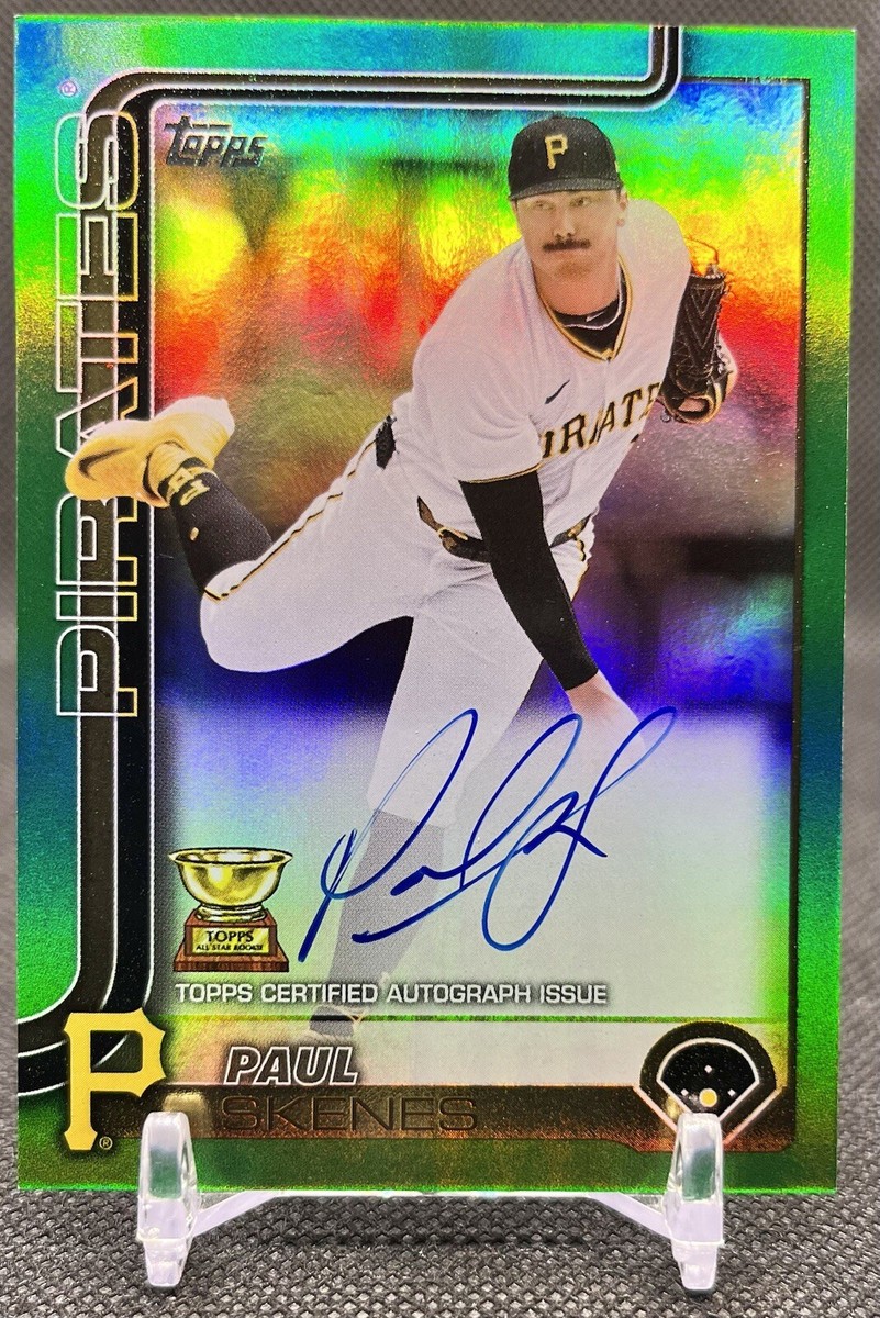 2025 Topps Series 1 PAUL SKENES Real One Autograph Green /99