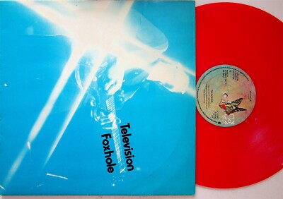 Television   Foxhole/Careful 12'' RED Coloured Vinyl EX (1978) Tom Verlaine
