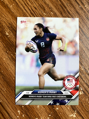 20 Cartes équipe USA Rugby Féminin - Jeux Olympiques 2024 - Topps NOW - #7