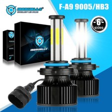 6side HB3 9005 LED Headlight Bulbs for GMC Sierra Chevy Silverado 1500 1995-2006