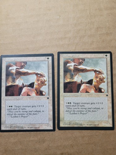 Icatian Priest - Misprint Ink Error - MTG Card - Fallen Empires - LP Magic