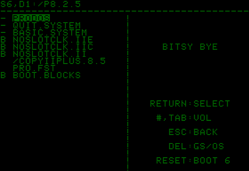 Apple II Newest ProDOS and Bleeding Edge ProDOS 5.25” 2-in-1 Floppy Disk - Picture 4 of 4