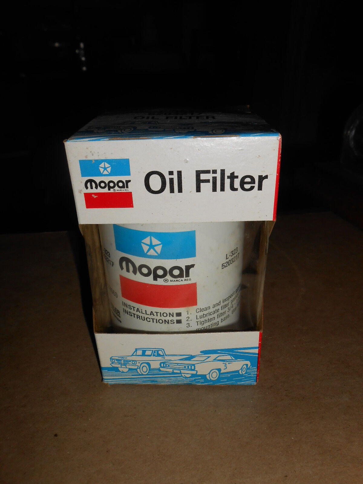 NOS Mopar Oil Filter 77-79 AMC 71-79 Audi 75-79 Lotus 76-79 Porche 924 5203217
