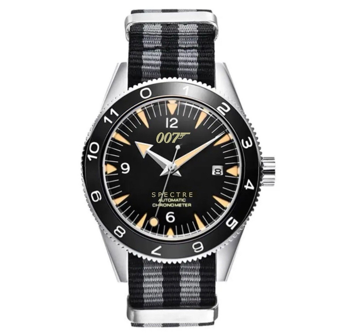 James Bond 007 SPECTRE Watch 41 mm Custom Mod Sapphire
