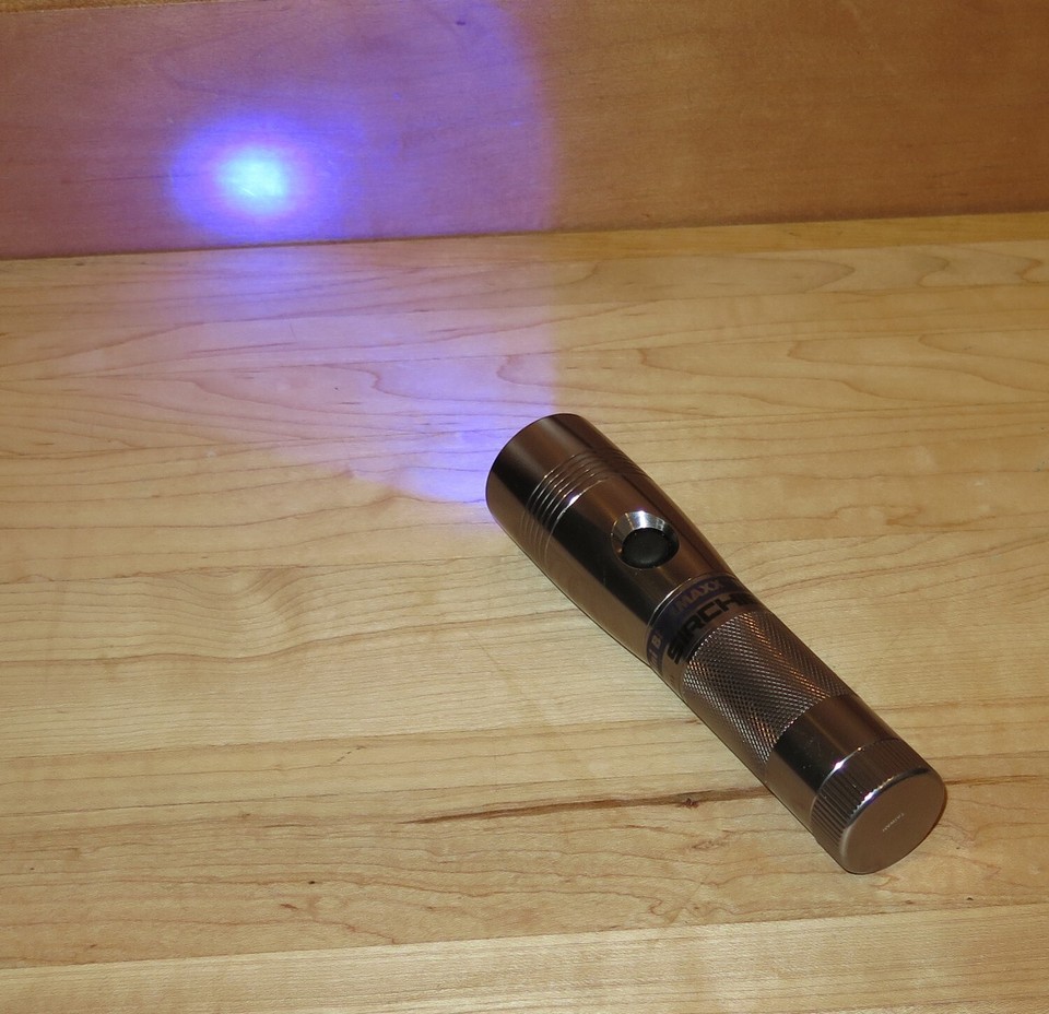 Sirchie Mini BlueMaxx II 455nm Blue Forensic Light Source Flashlight ...