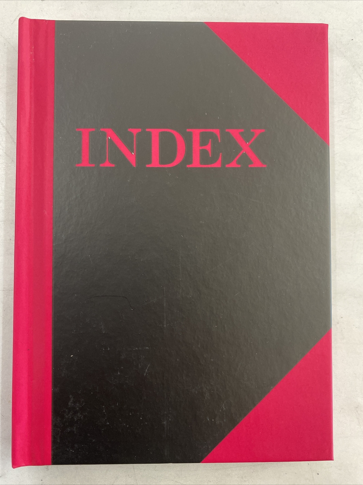 Index Book ruled A6 hard cover case bound 100 pages A-Z 10405 Bright ...