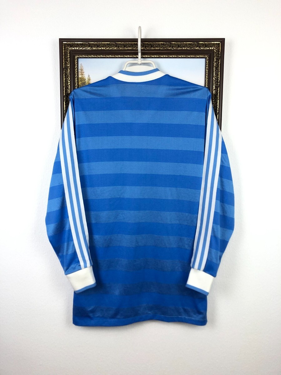 80s ドイツ製 Adidas Soccer Long T Shirt Vintage 80's Adidas West Germany Shirt Soccer Jersey