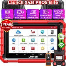 2024 Launch X431 Pro Elite V5.0 Pro5 Car Obd2 Diagnostic Scanner Tool Ecu Coding