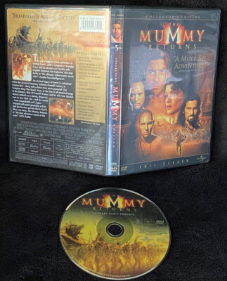 THE MUMMY RETURNS DVD Collector's Edition Very Good/ Like New, combined ...