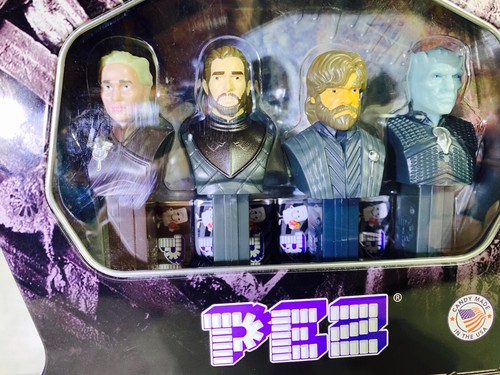 PEZ GAME Of THRONES The Iron Anniversary TIN Daenery Jon Snow Tyroin Night King - Picture 3 of 11
