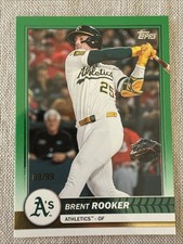 2026 Topps Flagship Brent Rooker /99 Green Color Match Athletics