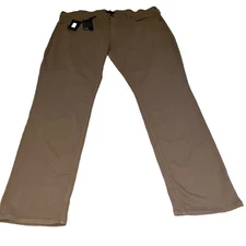 PAIGE Men’s Federal Slim Straight Transcend Twill Pants Baked Tan USA Made Sz 42