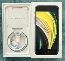 Apple iPhone SE Black 64GB Empty BOX ONLY With USB-C to Lighting Cable A2275