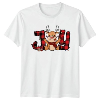Joy Rentier Christmas Holidays Herren T-Shirt Damen Graphic Tee