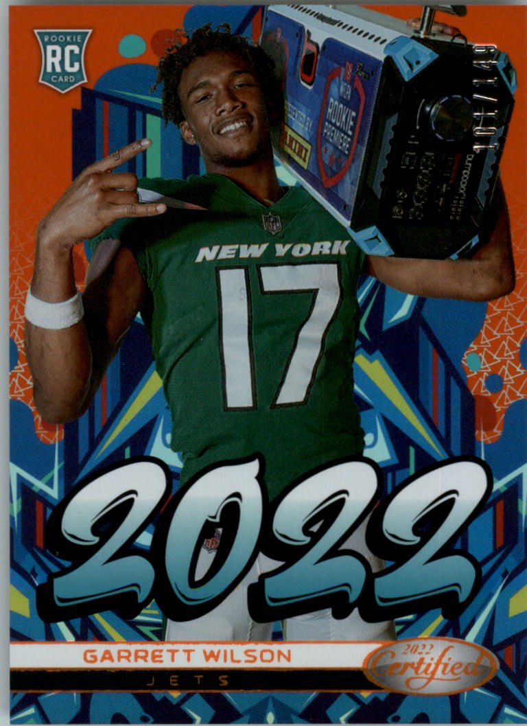 2022 Certified '22 Mirror Orange #7 Garrett Wilson /149 - FB