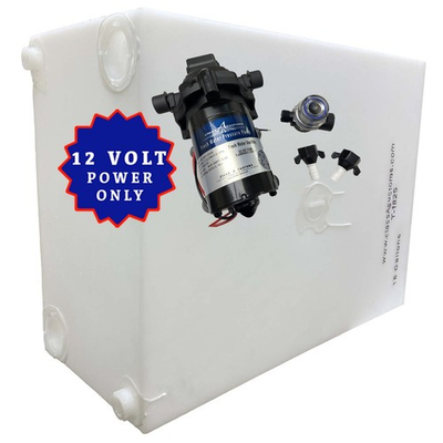 #ad 18 Gallon Fresh Water Holding Tank amp; 12 Volt Water PUMP T 1800 CAC WP 12V30 $164.99