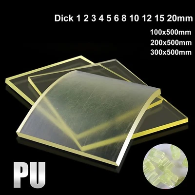 Polyurethanplatte PU Platte Hohe ElastizitäT Dick 1 2 3 4 5 6 8 10 12 15 20 mm - Bild 1 von 4