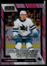 2023-24 O-Pee-Chee Platinum Matte Pink #292 Ty Emberson RC